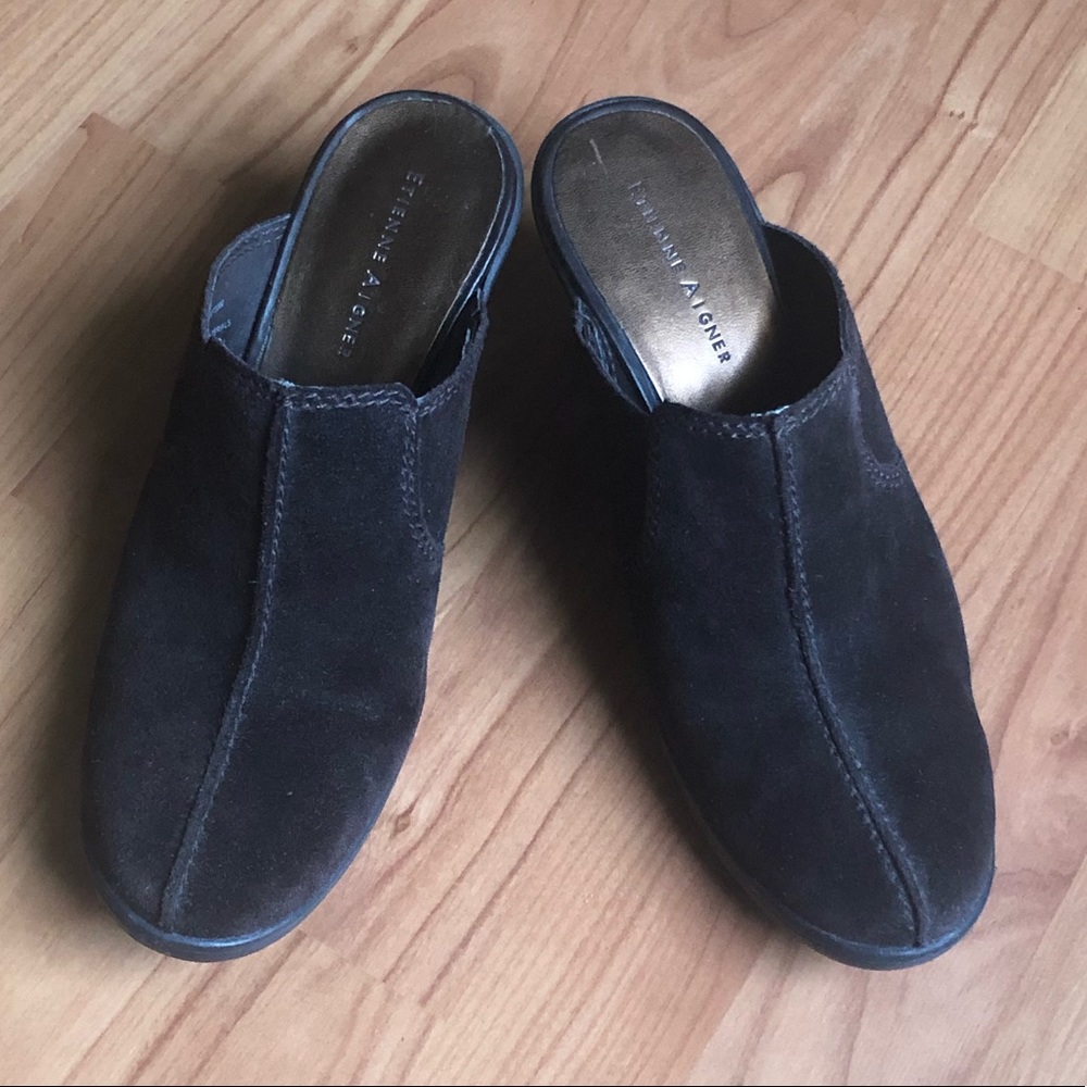 Etienne Aigner Slip On Mule, size 8.5